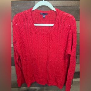 American Eagle Zip Up Sweater (Women's, XXL)